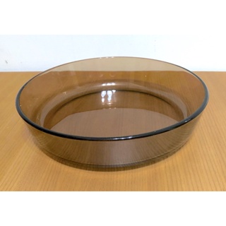 美國康寧百麗 CORNING PYREX 琥珀色 橢圓形 湯鍋 器皿
