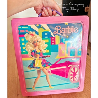 美國古董玩具 正版 1989年 Mattel Barbie 美泰兒 芭比 芭比娃娃 置物盒 攜帶盒 收納盒 手提箱