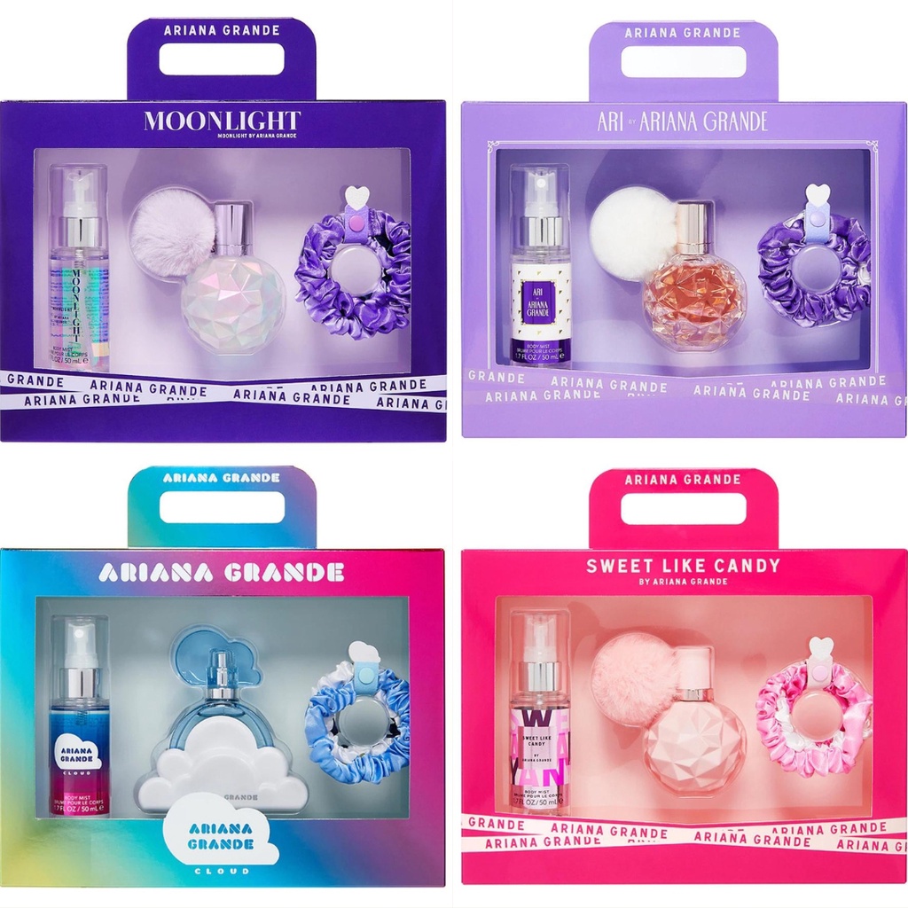 🇺🇸【現貨不用等！+NG】Ariana Grande Gift Set 香水 髮圈 淡香精 / 四款