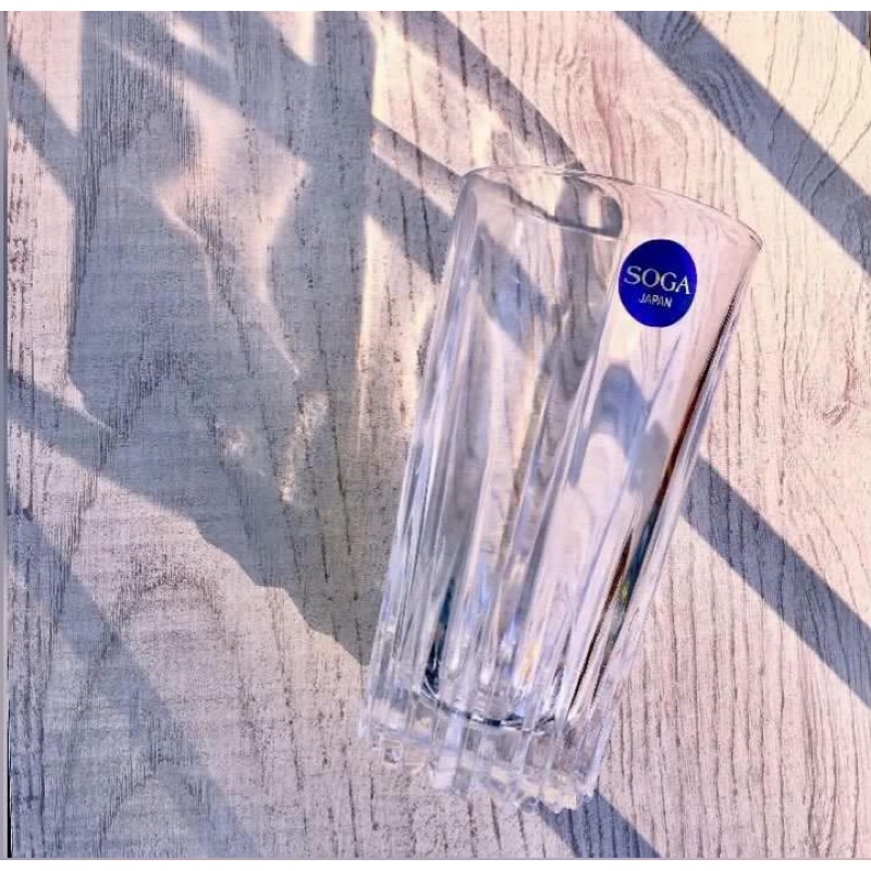 (全新) SOGA 玻璃杯 牛奶杯 茶杯 水杯 7.3x13.5cm