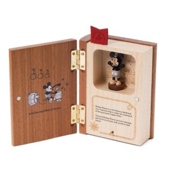 【米奇】典藏書造型音樂盒 1065103（Wooderful life／迪士尼／禮品／收藏品／紀念品）《豐年季小舖》