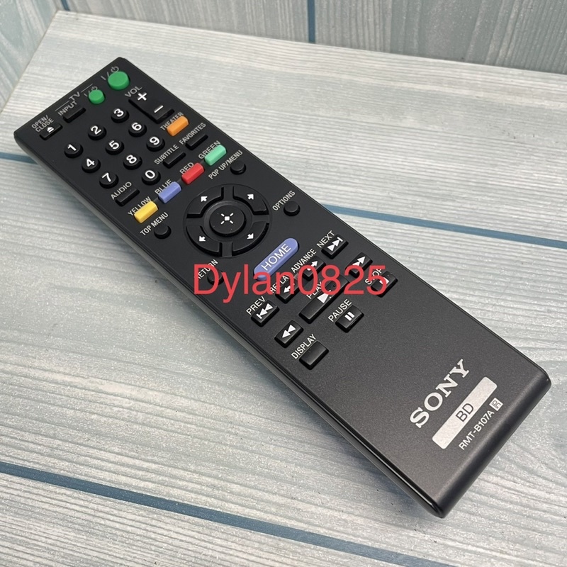 全新 現貨 贈電池 SONY 原廠 原裝 藍光 DVD 播放機 RMT-B107A 遙控器 馬來西亞製 搖控