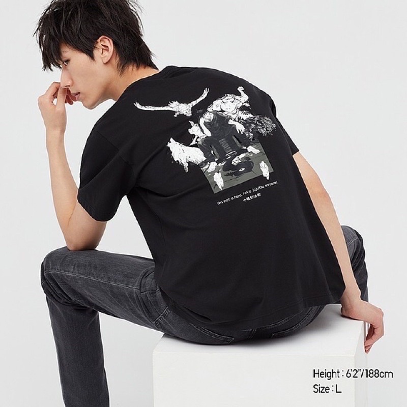 Uniqlo 咒術迴戰短袖上衣 T-shirt 伏黑惠