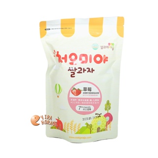 ssalgwaja 韓國米餅村寶寶糙米棒(棒狀)7個月以上寶寶適用，每包40公克，台灣總代理公司貨