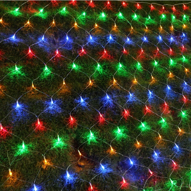 網燈 優質 A+  led 聖誕燈串 漁網燈 魚網燈 150*150公分-144燈  110V   220V