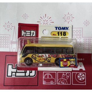 TOMICA 118 絕版舊藍標 TOYOTA COASTER KINDERGARTEN BUS 娃娃車吊卡 ＊現貨＊