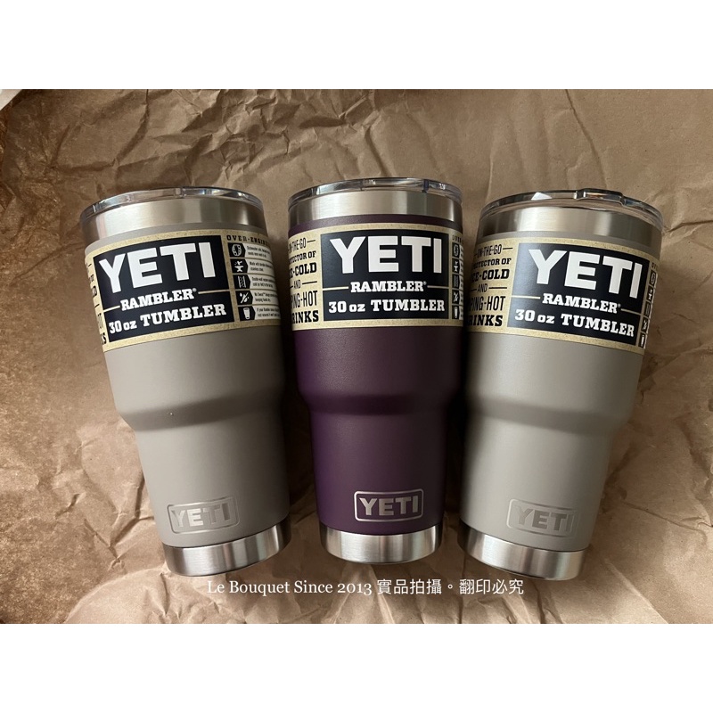 【美國代購】YETI 冰壩杯官網正貨 經典款30盎司 可放手搖飲 保冰保溫杯 RAMBLER 30oz TUMBLER