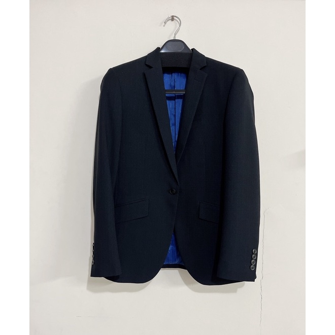 香港西服品牌 G2000 Regular-Fit Suit Jacket - Black 黑色標準剪裁西裝外套