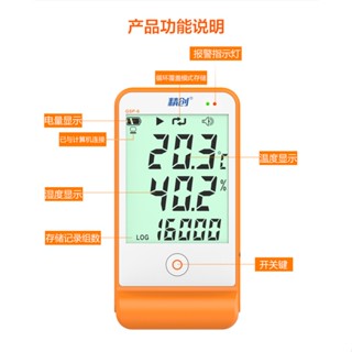 精創 Elitech 溫度記錄器 溫濕度記錄儀 溫度記錄儀 溫溼度記錄器 濕度記錄器 USB溫濕度記錄器 GSP-6