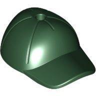 樂高 LEGO 深綠色 帽子 鴨舌帽 配件 11303 6217106 Green Headgear Cap Bill