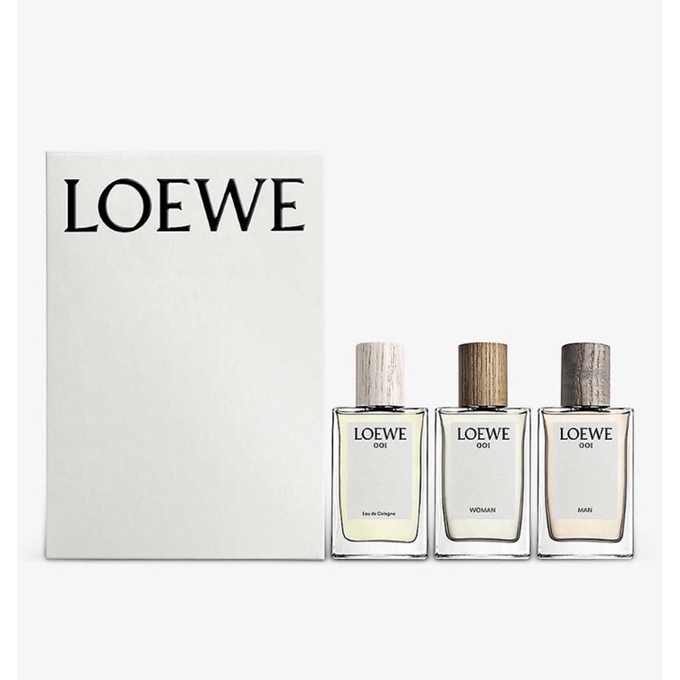 少量預購 Loewe 001系列香水禮盒3入*30ml