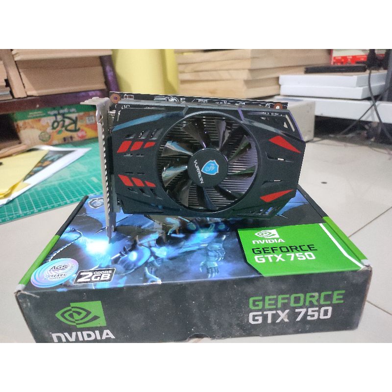 Vga 卡 Vurrion Nvidia GTX 750 2Gb 不 TI 仍在保修期內