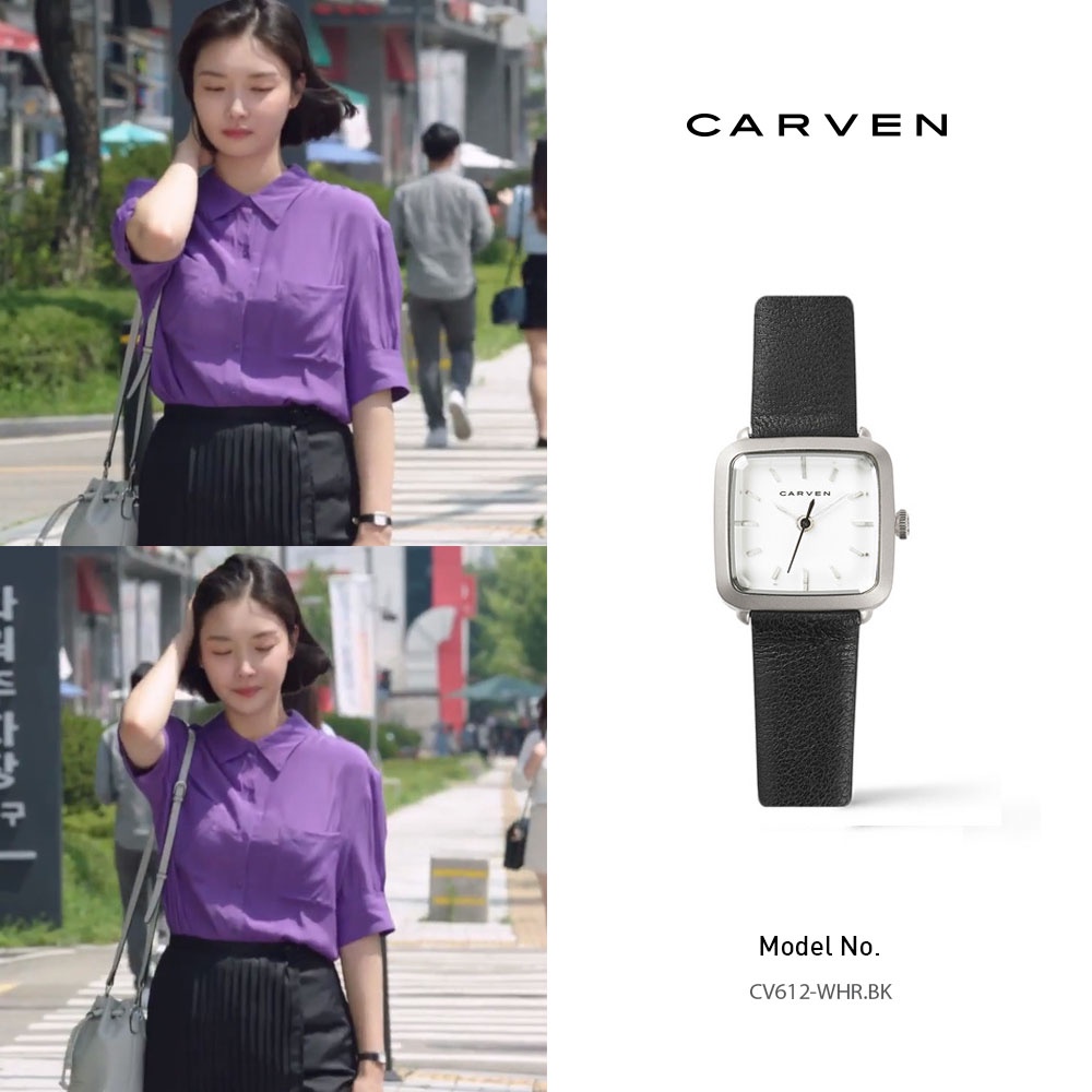 Carven 女士手錶 - CV612 WH/BK