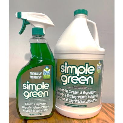 "優惠組合"美國新波綠Simple Green多功能清潔劑-超值組【噴瓶+1加侖】(洗車、抽油煙機、廚房、浴室)