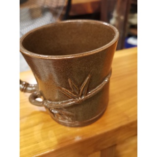 竹子照型咖啡色全新馬克杯