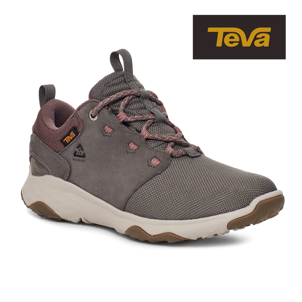 【TEVA】原廠貨 女 Canyonview Low 低筒防潑水戶外登山鞋休閒鞋-深海鷗灰 (原廠現貨)