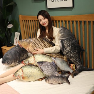 魚抱枕 模擬魚抱枕 整人玩具 惡搞抱枕 貓咪玩具【現貨】交換禮物 惡搞玩具 毛絨玩具 寵物玩具