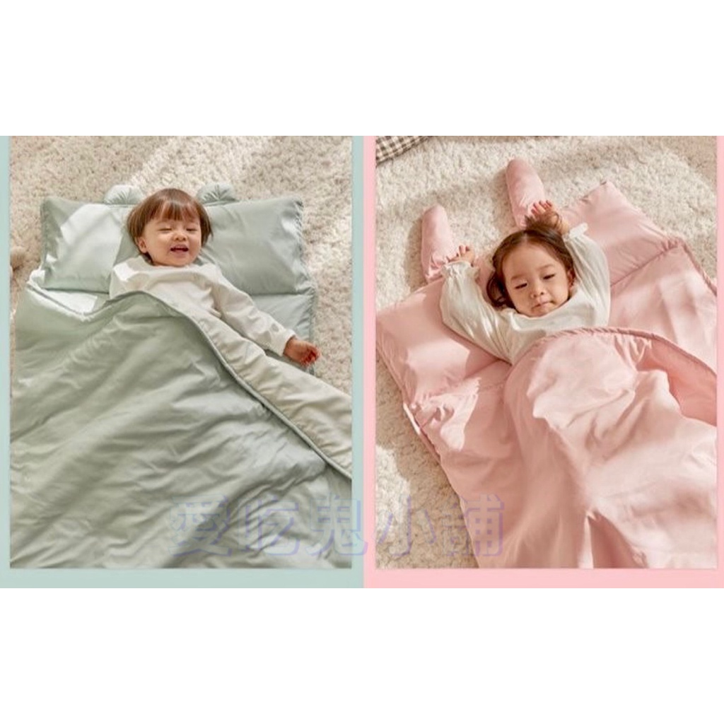 預購(附防塵提袋)-韓國🇰🇷Shez home高密度防水午睡被 幼兒園睡袋(一體成型)