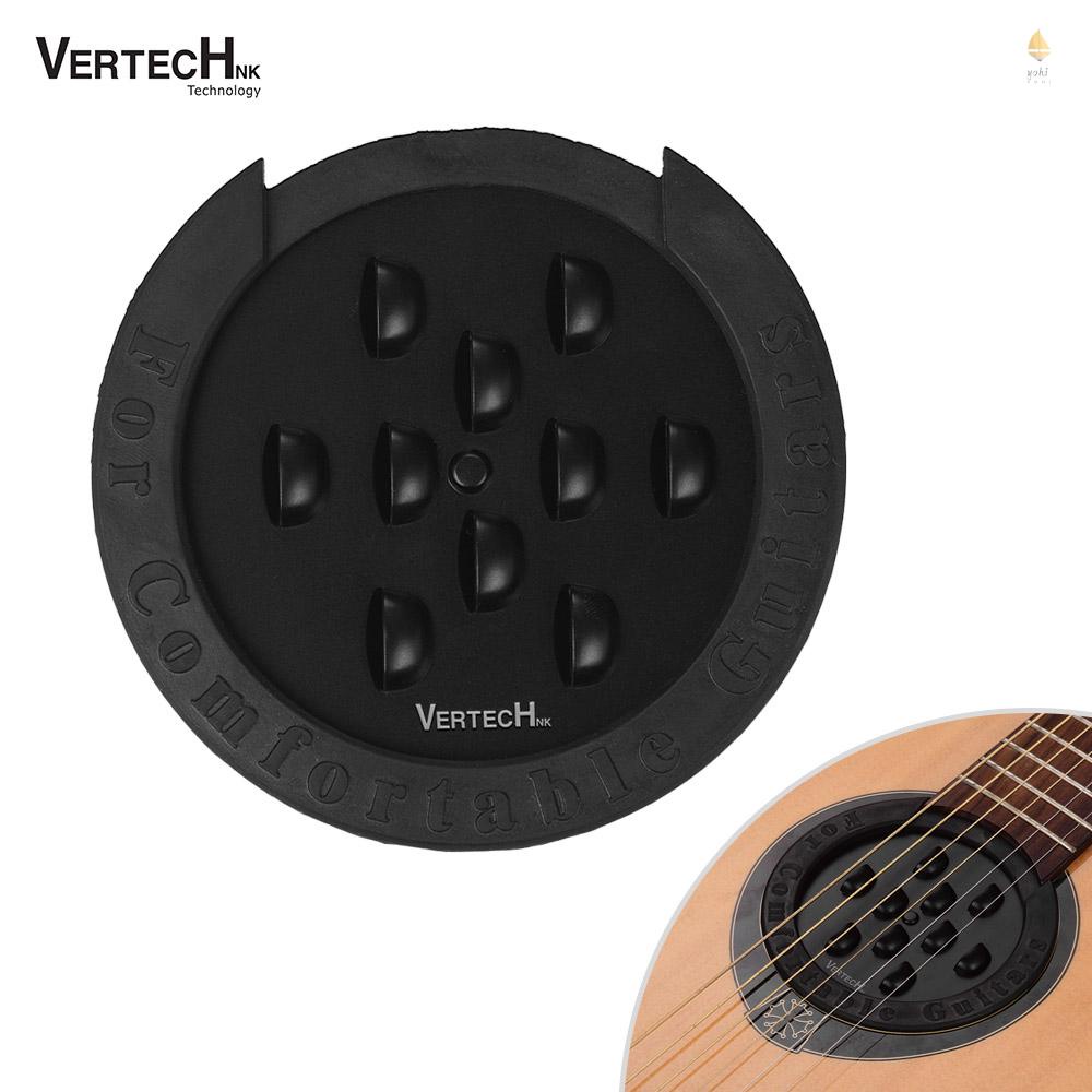 Yohi VERTECHnk SM-10 吉他音孔蓋音孔反饋緩衝器黑色直徑 100 毫米,用於 EQ 民謠吉他