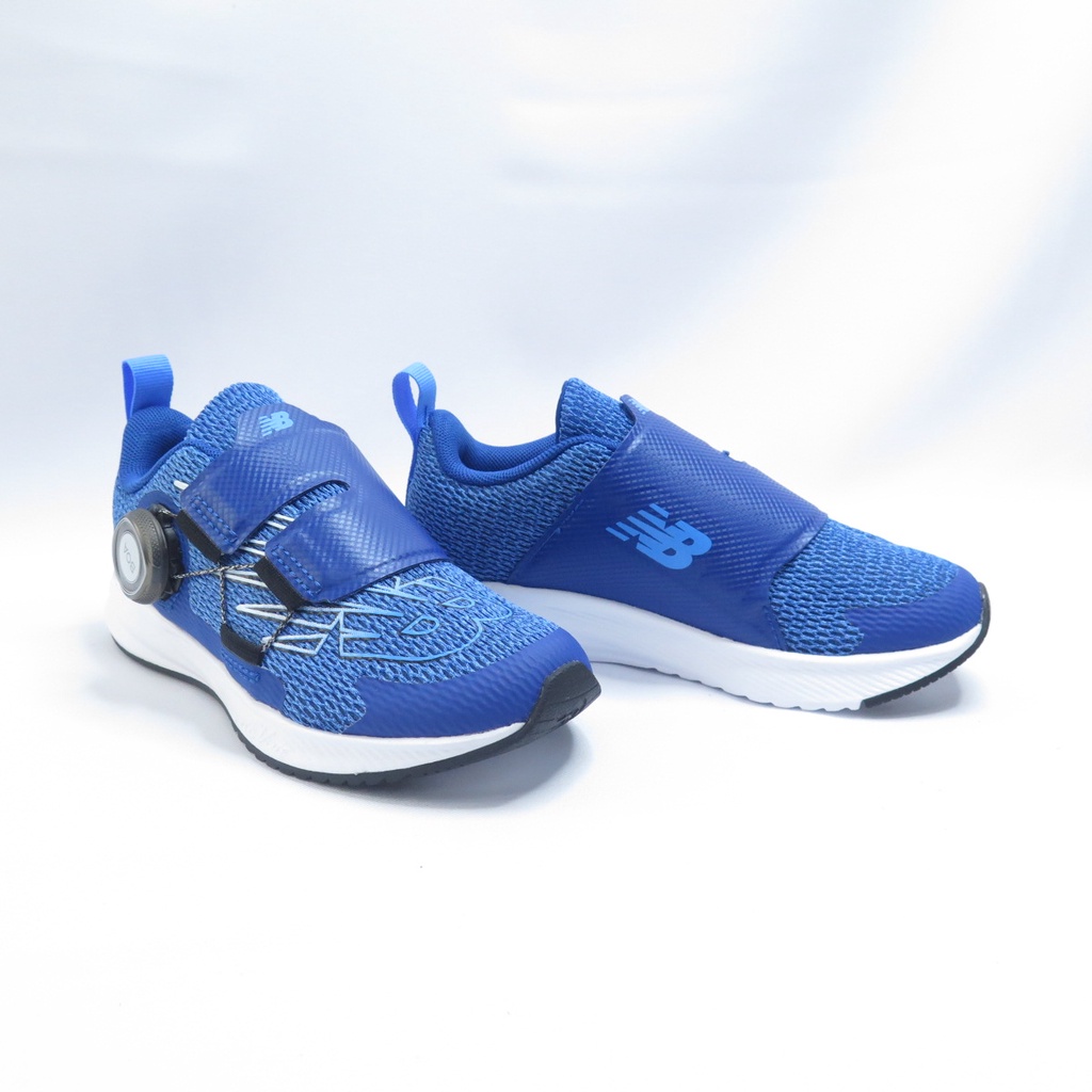 New Balance BOA旋鈕 中童 運動鞋 寬楦 PTRVLBB3 藍【iSport】