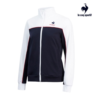 【LE COQ SPORTIF 法國公雞】基礎百搭立領外套-女款-白色-LOQ63862