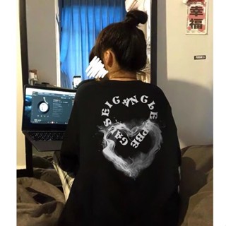 CHAOO 100%純棉 大學t 衛衣 設計款上衣 秋冬上衣 長袖衛衣 oversize 韓國上衣 下半身失蹤上衣 印花