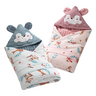 新生兒抱被 嬰兒包巾 嬰兒被子 寶寶棉被 加厚保暖寶寶蓋毯 納維亞泡泡毯 - 321寶貝屋