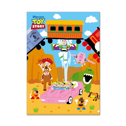 迪士尼DISNEY L型文件夾-玩具總動員(火車)