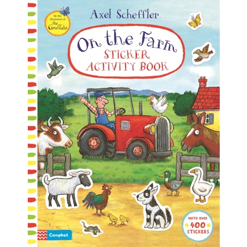 On The Farm Sticker Activity Book (貼紙書)/Campbell Books Campbell Axel Scheffler 【三民網路書店】