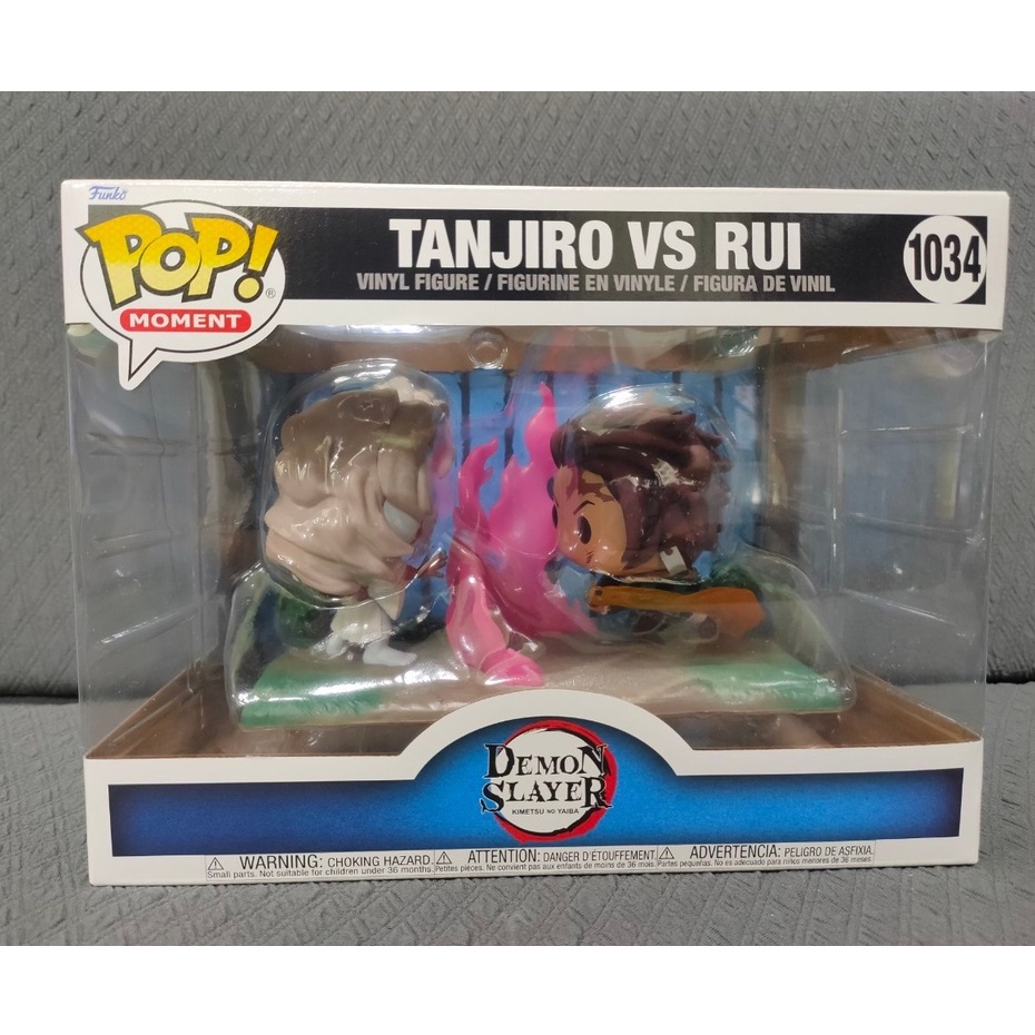 ☆斜槓小舖☆含稅-正版FUNKO POP經典時刻 鬼滅之刃 炭智郎 VS 累 #1034