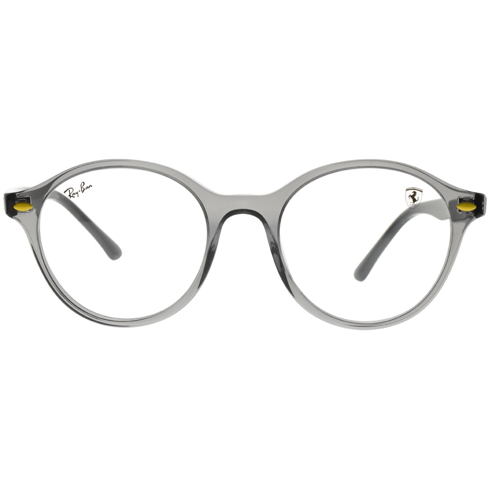 RayBan 光學眼鏡 RB5404-M F665-50mm 圓框款 法拉利聯名款 眼鏡框 - 金橘眼鏡