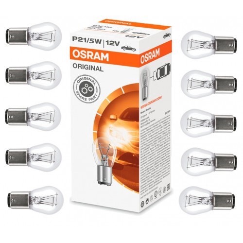 【輝旺汽車精品百貨】 台灣賣家 OSRAM 歐司朗 7528 平腳 雙芯 12V 21W 剎車燈 方向燈 (下殺出清)