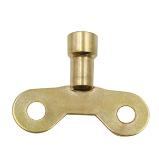 【現貨】方形插座黃銅散熱器鑰匙水暖出血鑰匙實心水龍頭