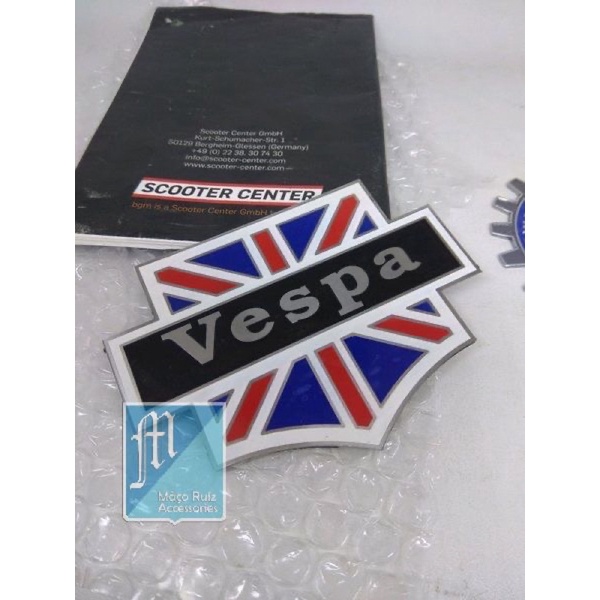 Vespa 偉士牌 British 🇬🇧 金屬 銘牌 鐵牌