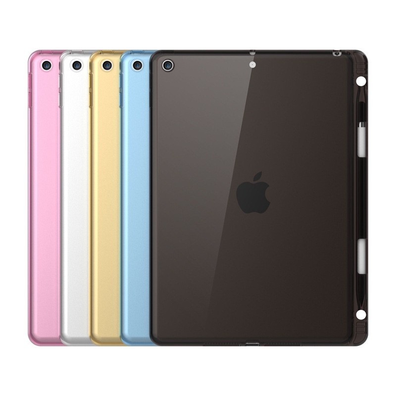 透明保護套 帶筆槽保護殼 防摔TPU軟殼適用iPad Pro11 10.2 10.5 Air3 9.7 Mini 4 5