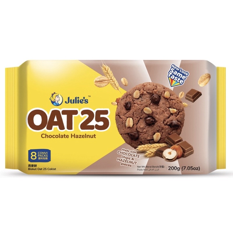 馬來西亞 茱蒂絲 巧克力燕麥餅 julies oat25