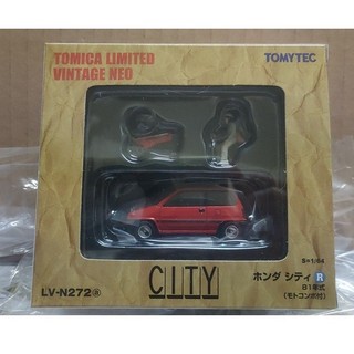 (現貨) Tomytec Tomica LV-N272a Honda City 紅