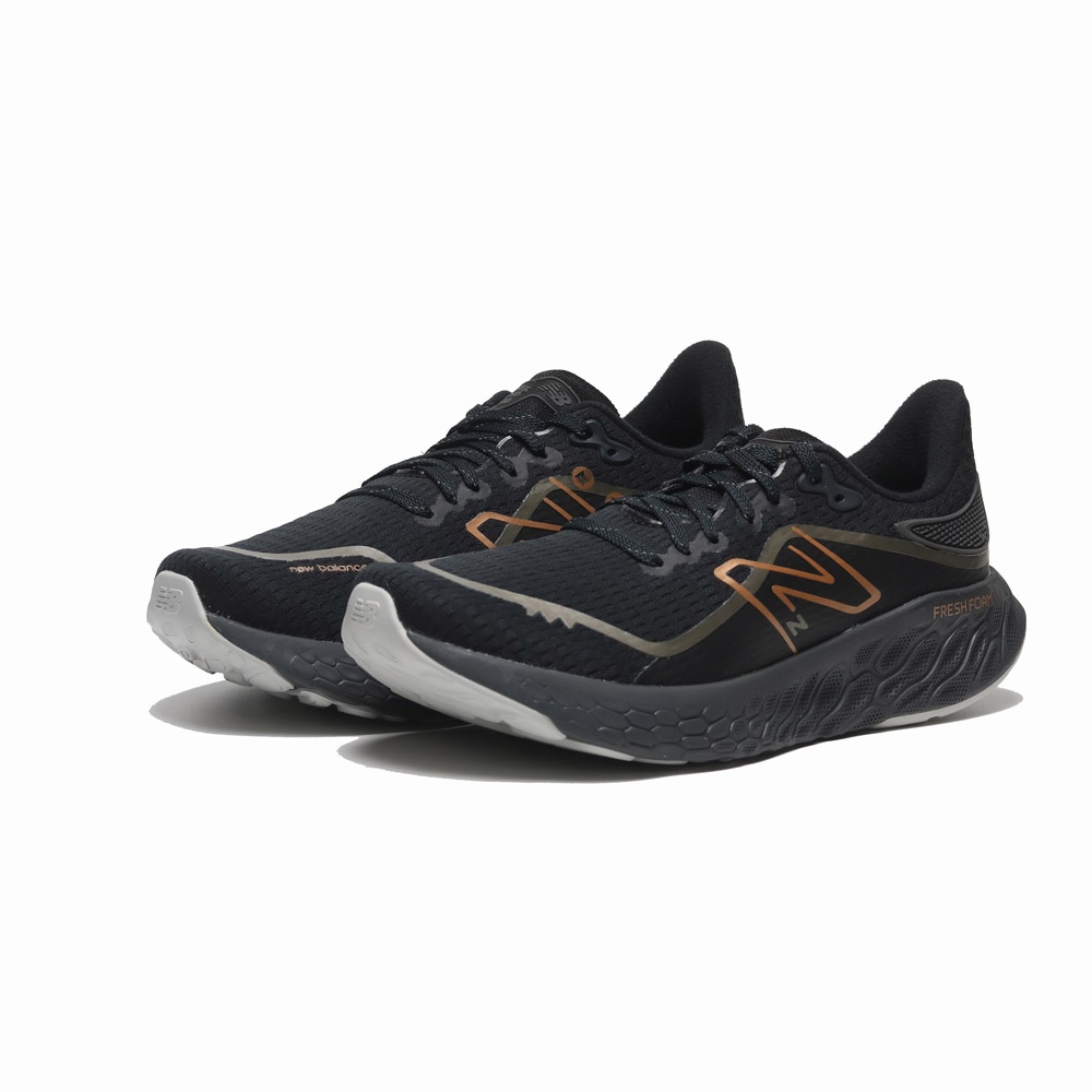 NEW BALANCE 慢跑鞋 NB1080 頂級跑鞋 2E楦 黑金 男 M1080V12