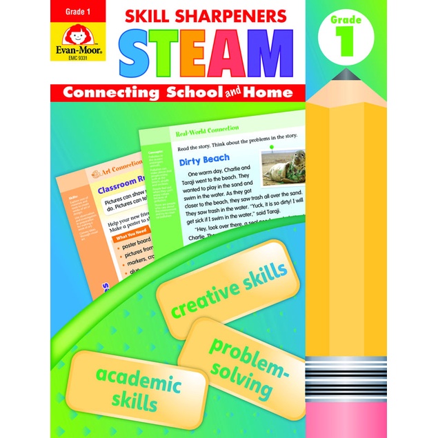Skill Sharpeners STEAM, Grade 1/Evan Moor【禮筑外文書店】
