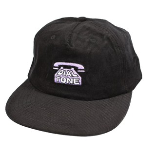 DIAL TONE WHEEL CO DIAL LOGO CORDUROY SNAPBACK BLACK 黑色 絨布面料