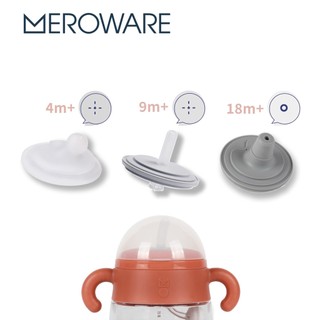 【MEROWARE】舊款ALICE兒童水杯配件替換組 學飲吸嘴 / 吸管【La nube親子選物 台灣總代理】