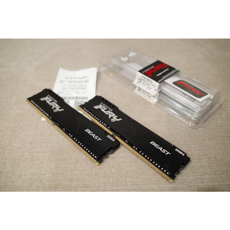 二手金士頓 16GB DDR4-2666 FURY Beast 獸獵者 16g 16*2 16g*2