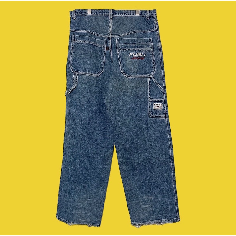 90s Vintage Fubu Baggy Jeans 寬垮牛仔褲 LL Cool J嘻哈