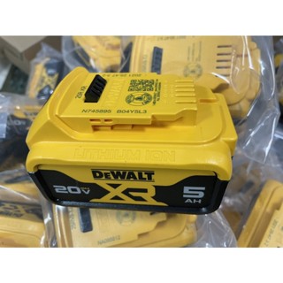 全新得偉原廠 20V5. 0 18V 5.0 鋰電池有電量顯示20v 18v通用.