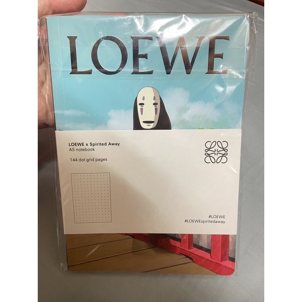 Loewe 神隱少女限量筆記本（無臉男）
