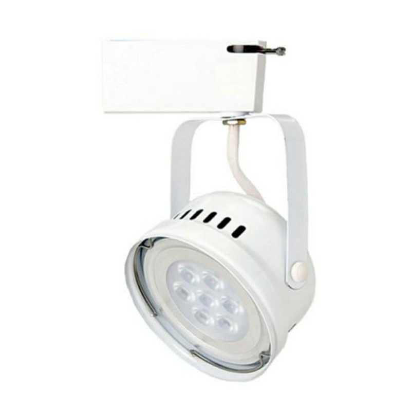 🇹🇼台灣製造 LED 9W 軌道燈 軌道投射燈 吸頂燈 AR111燈泡 保固 可調光。含稅開發票