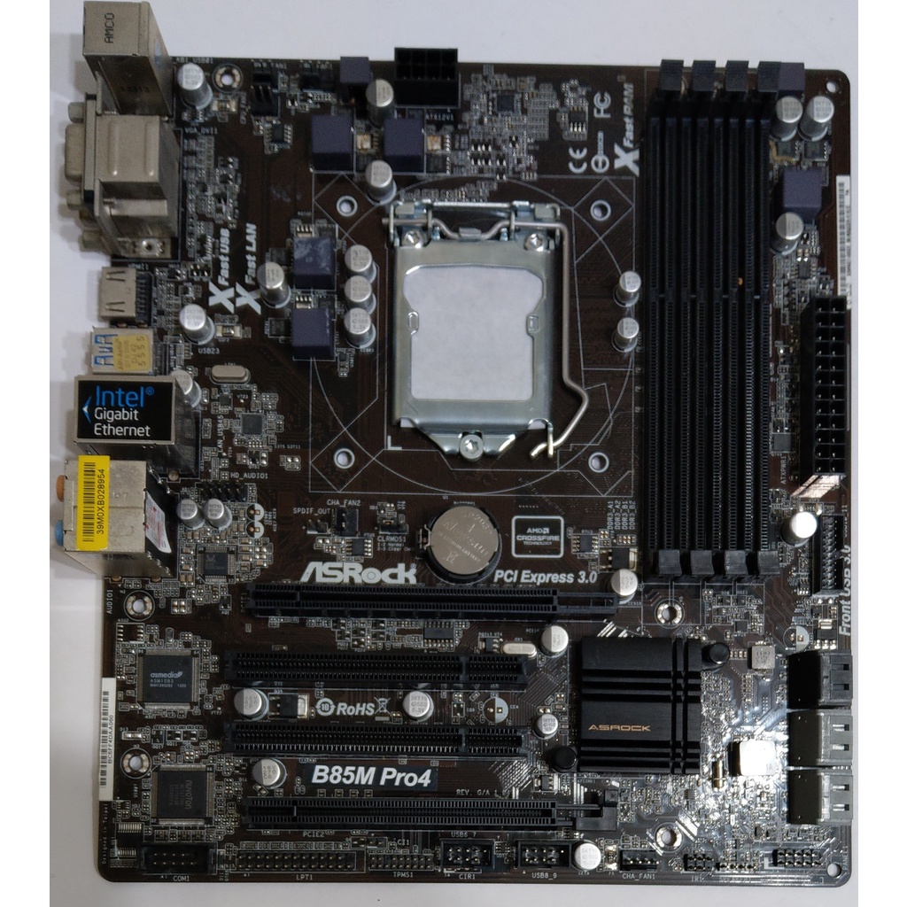 華擎 ASRock 主機板 B85M Pro4 (Intel 1150 四代)