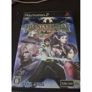 ps2遊戲光碟 phantasy star universe on line