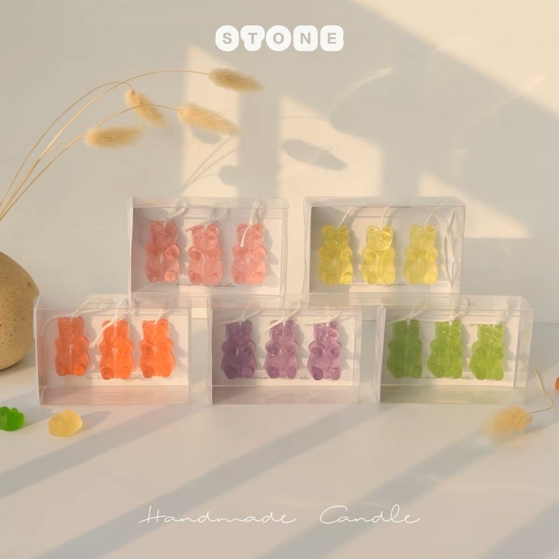 《現貨秒出》韓國ins可愛小熊軟糖裝飾香氛蠟燭送禮推薦^^