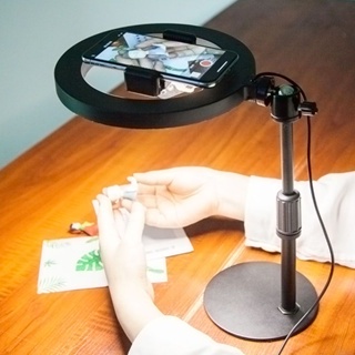 Image of thu nhỏ LED攝影燈補光燈桌面小型手機拍照燈網紅直播燈錄頻道打光燈道具 #0